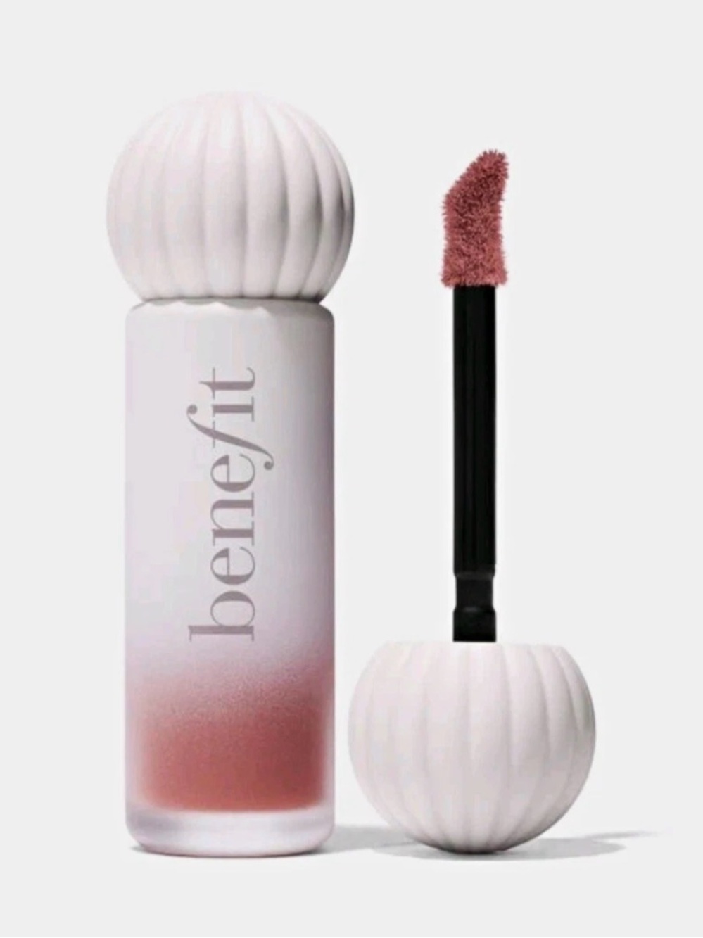 Benefit Plush Tint Liquid Lip Tint Moisturizing Matte Cream Puff 02 0.2 oz NIB